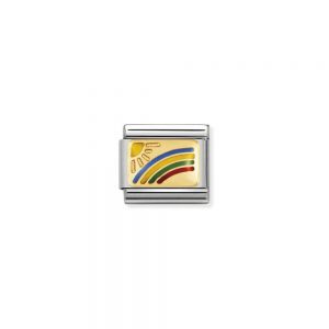 Nomination Composable Classic Unisex Link Rainbow