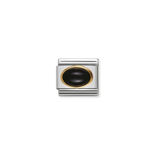 Nomination Composable Classic Unisex Link Black agate