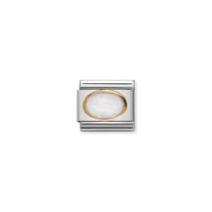 Nomination Composable Classic Unisex Link White Opal