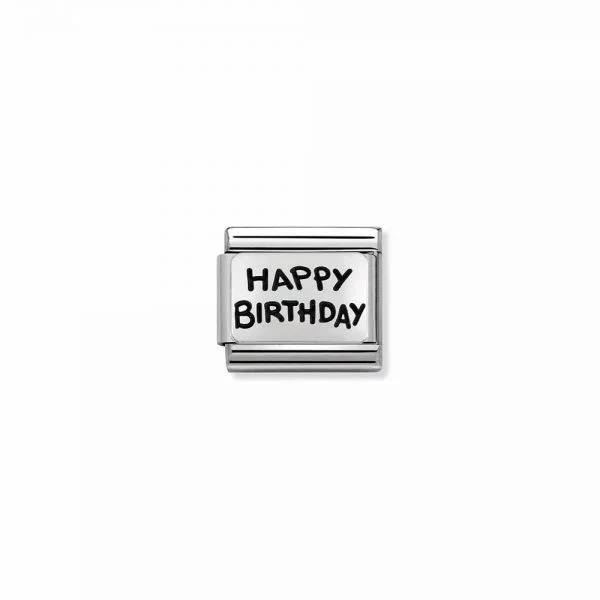 Nomination Composable Classic Unisex Link Happy Birthday