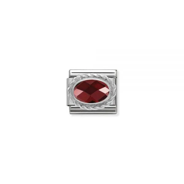 Nomination Composable Classic Unisex Link Red CZ