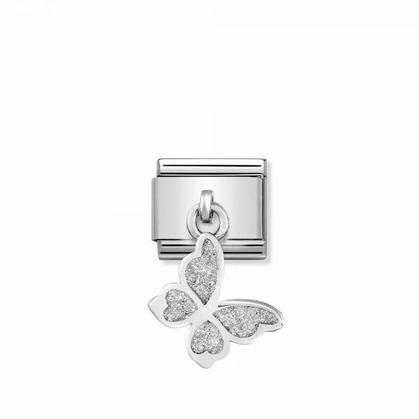 Nomination Composable Classic Unisex Link Glitter Butterfly