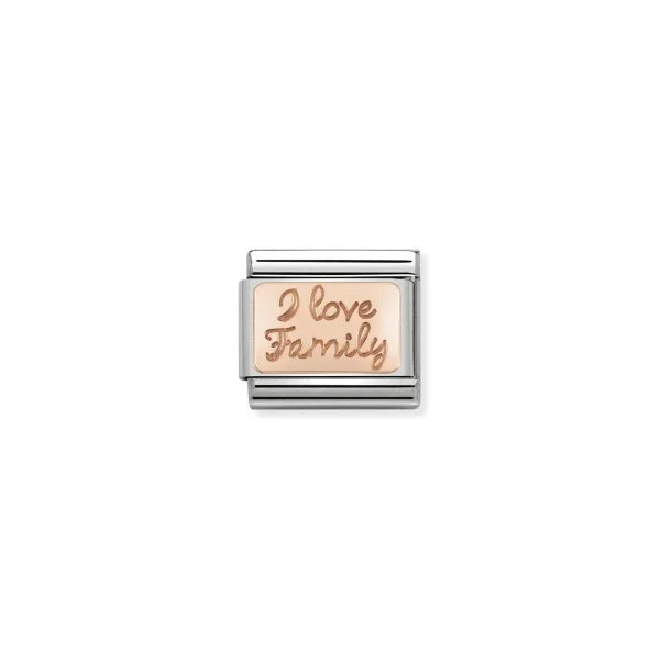 Nomination Composable Classic Unisex Link I love family