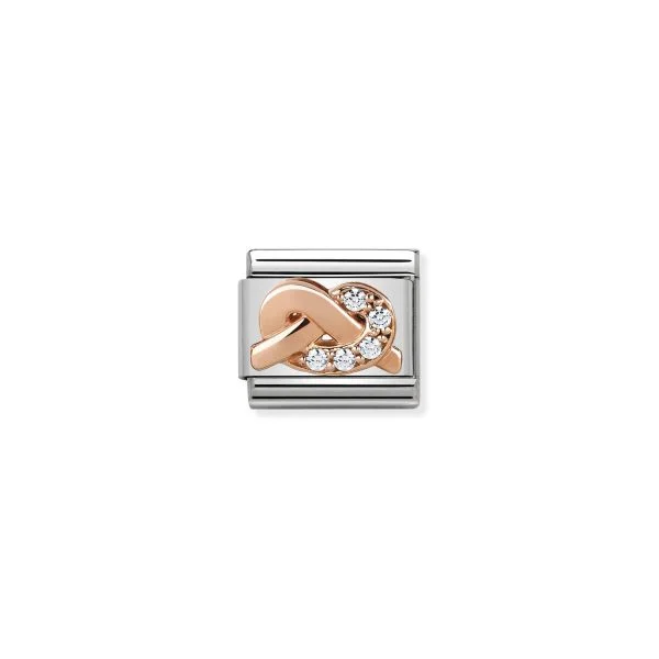 Nomination Composable Classic Unisex Link White Knot